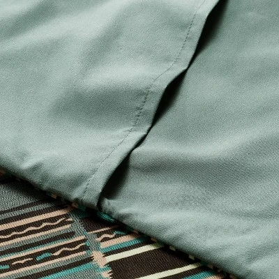 Jungalow Sun In The Water Duvet Cover & Sham Set Teal - Opalhouse™ Designed With Jungalow™ - Image 4