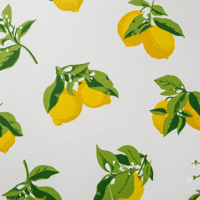 Lemons Peel & Stick Wallpaper Yellow - Opalhouseā¢: Cute Removable Vinyl, Repositionable, Stain-Resistant, Washable - Image 2