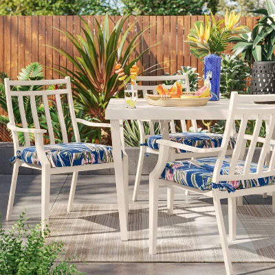 5' X 7' Scandi Asymmetrical Tapestry Woven Outdoor Rug Natural - Opalhouseā¢