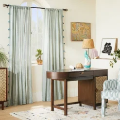 Palermo Desk Daisy Webbing Brown - Opalhouse⢠Designed With Jungalowā¢