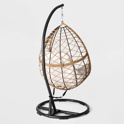 Britanna Patio Hanging Egg Chair - Natural - Opalhouse⢠- Image 3