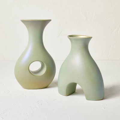 8.125" Ceramic Vase - Opalhouse™ Designed With Jungalow™ - Image 3