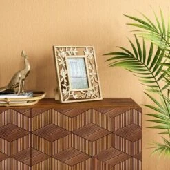 4" X 6" Metal Feather Frame Light Gold - Opalhouseâ„¢